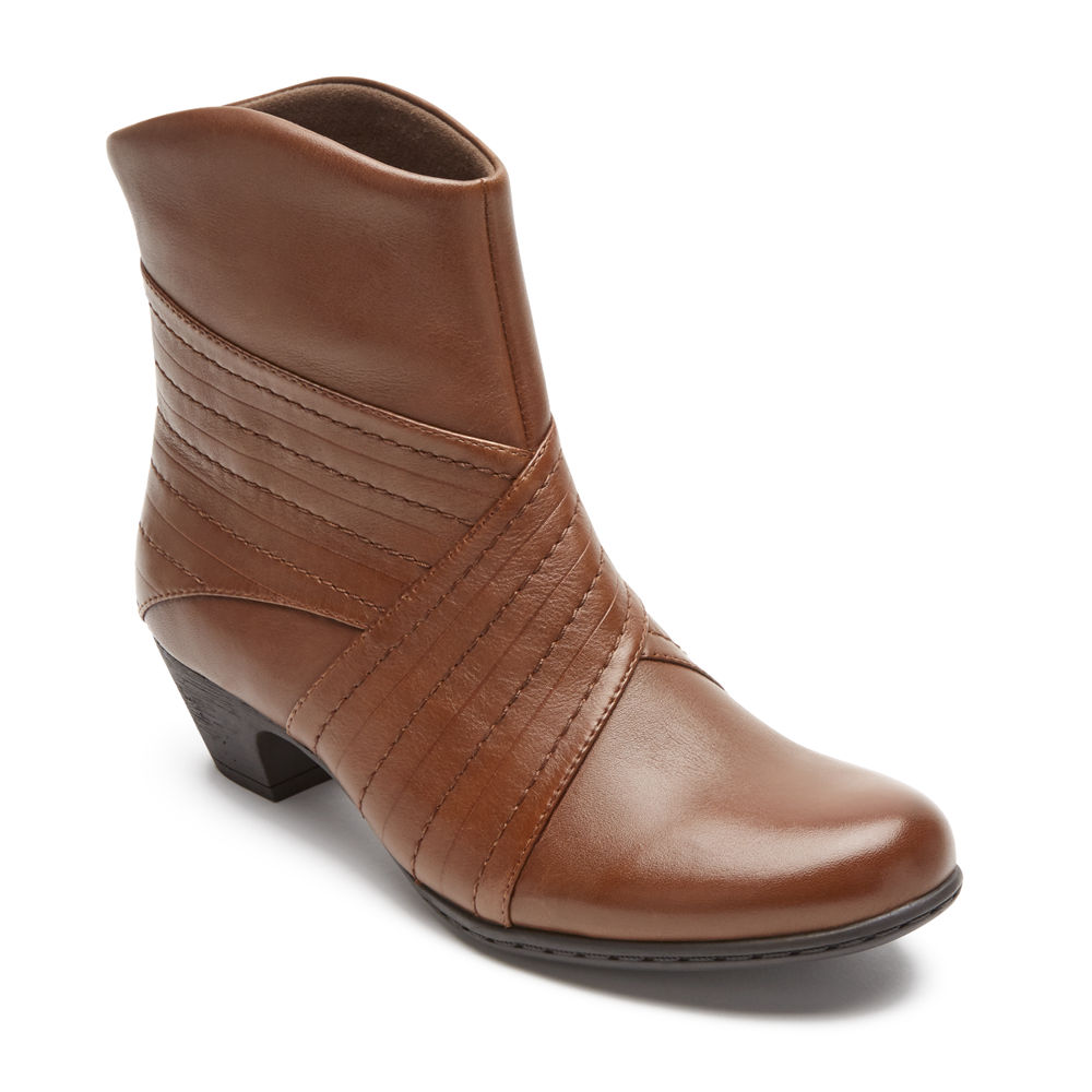 Rockport Womens Faline X - Booties Brown - YPN105967